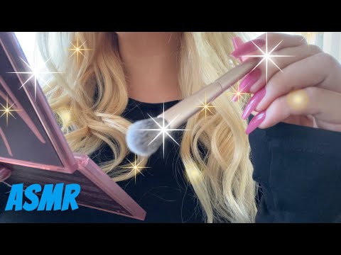 ASMR | BIG SIS does your makeup for a DATE❤️ (personal attention, roleplay, tapping, mouth sounds)