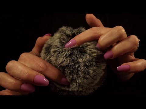 ASMR 1 Hour Slow Fluffy Mic Scratching | No Talking