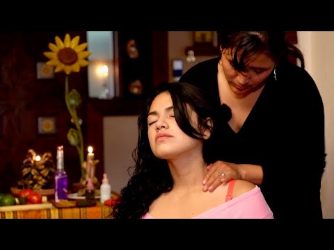 Doña Esperanza's relaxing ASMR massage with soft sounds & whispering for tingles, triggers & sleep