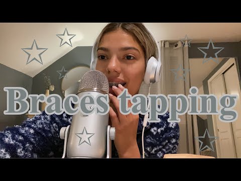 Ambers ASMR: SUPER TINGLY BRACES TAPPING! |Sleep & relax fast| 😴