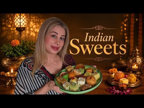 Indian ASMR | Trying India's Most Famous Sweets 🇮🇳 | Soft-Spoken Conversation & Indian Mithai
