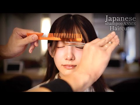 ASMR ヘアカットで眠りにつく😴💈4時間/ハサミの音/カットのみ/good sleep asmr haircut