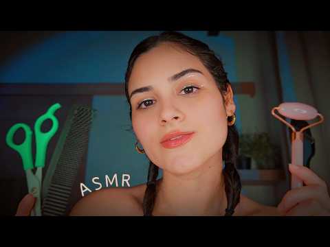 ASMR ROLEPLAY SPA PARA HOMENS (Barba, Cabelo, Sobrancelha e Massagem facial) 💇‍♂️