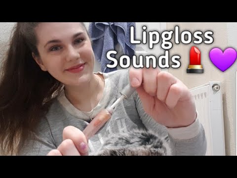 ASMR // Lipgloss Sounds | Lid Sounds | Tapping | Whispering //