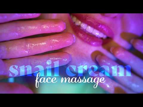 ASMR ~ Snail Cream Face Massage ~ Personal Attention, Layered, Closeup