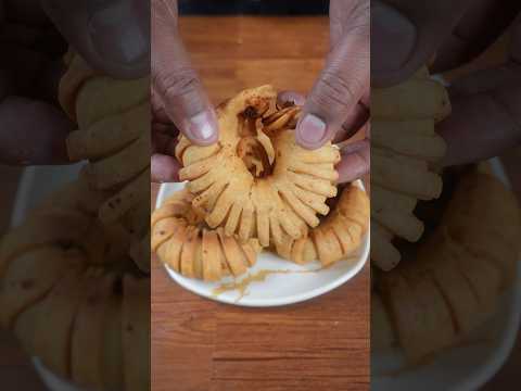 🔥 ASMR Ring Samosa | Extra Crispy Snack | Satisfying Frying Sounds #shorts #asmr