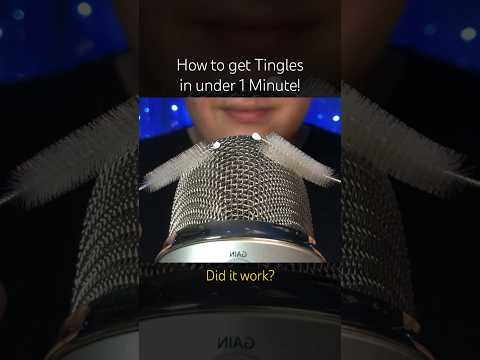 How to get Tingles in under 1 Minute! #asmr