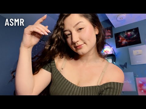 ASMR Fast Fabric Scratching & Collarbone Tapping *Mouth Sounds*