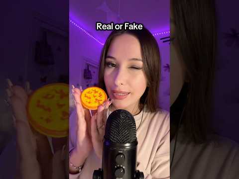 Did you guess them all right ? 😋 #asmr #realorfake #relaxing #eatingsounds #tingles