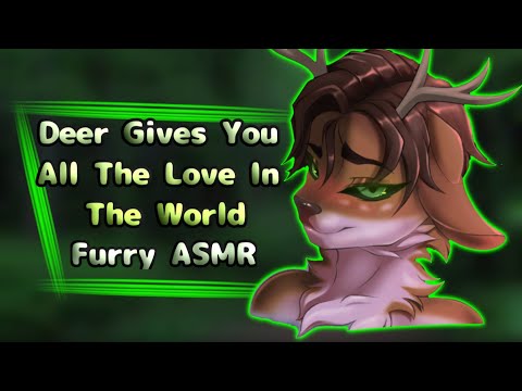 [Furry ASMR] Deer Gives You All The Love In The World (Kissing, Good Boy, Positive Affirmations)