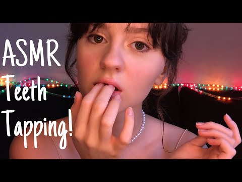 АСМР Таппинг по ЗУБАМ 😁 || ASMR TEETH Tapping & Russian Whisper 😁