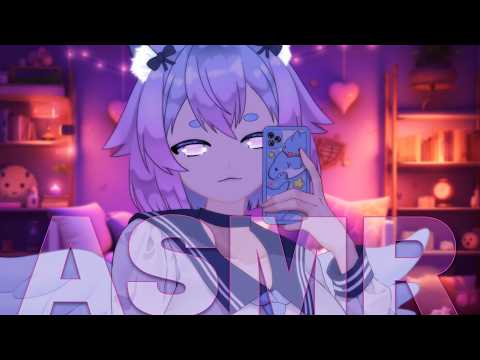 ASMR | Cute Friend Helps You Fall Asleep | Ear Rubs, Gentle Blowing, Whispering