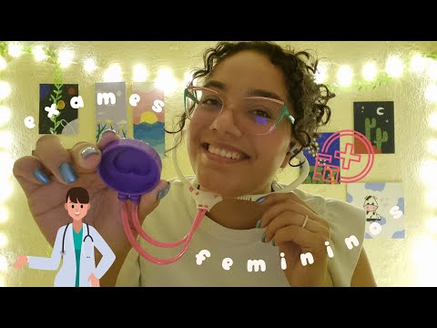 ASMR 1 HORA de CHECK-UP MÉDICO FEMININO 🧑🏽‍⚕️💖