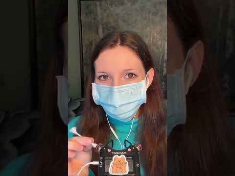 Ear cleaning 🧽 #asmr #notalking #earcleaning
