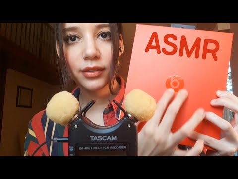 ASMR EN ESPAÑOL / UNBOXING + WHISPERING + TAPPING / My new headphones ♥