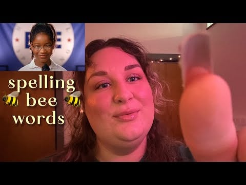 ASMR | Air Spelling + Clicky Whispering (Words From the 2026 Scripps National Spelling Bee)