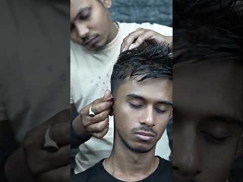 Ear Massage ASMR for Anxiety Relief | Head And Forehead Tapping ASMR Massage #shorts