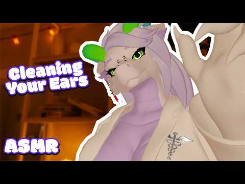 [Furry ASMR] Dragon Nurse Cleans Your Ears (Roleplay)