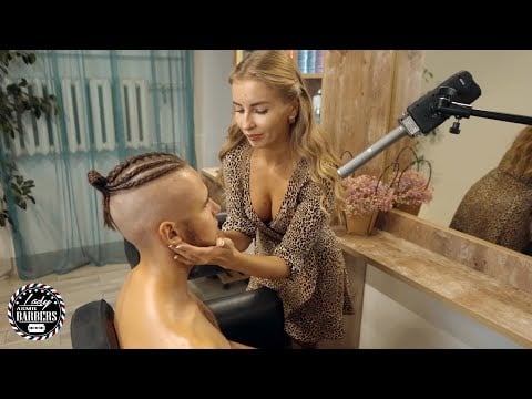Divine ASMR Massage by Barber Lady Irene for Men
