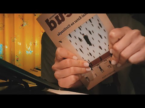 ASMR | MASSAGING MY BOOKS 📚