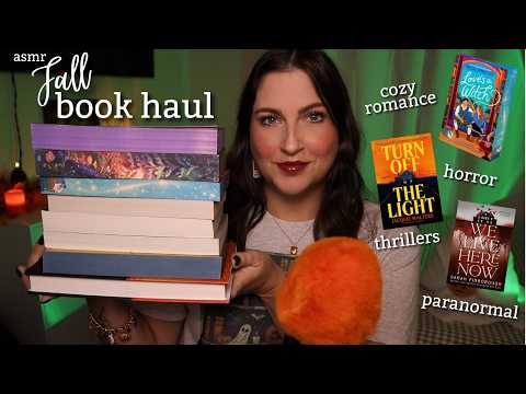 ASMR Book Outlet Haul 📚 Fall & Spooky Season Reads 👻🍂