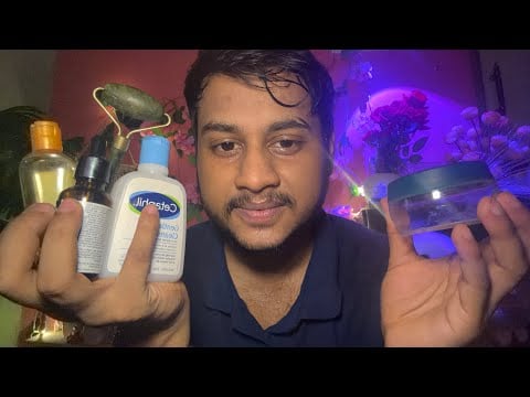 If You're Tired, Let Me Take Care of💆‍♂️🧴You  ASMR Skincare for Deep Relaxation
