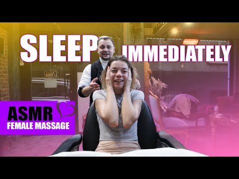 Sleep ASMR  | Sleep Immediately With Female Massage