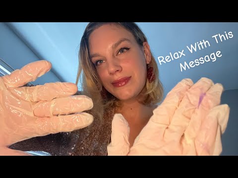 [ASMR] Fast & Aggressive Shoulder Massage With A Foaming Gel Then With Coconut Oil (Latex Gloves)