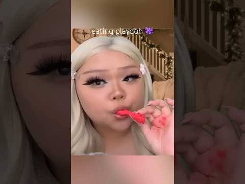 EDIBLE PLAYDOH ??? #asmr #mukbang