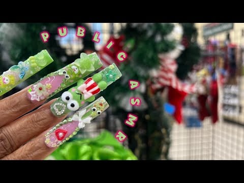 1 HR OF PUBLIC ASMR IN A THRIFT STORE | LOFI, CAMERA TAPPING,SCRATCHING, SHOPPING & MORE