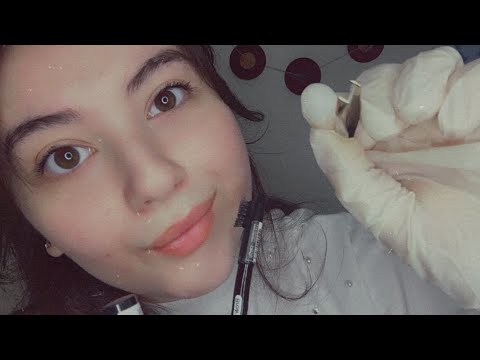 Kuaför Roleplay Asmr | Türkçe Asmr | Kaşlarını alıyorum | Hairdresser Asmr |