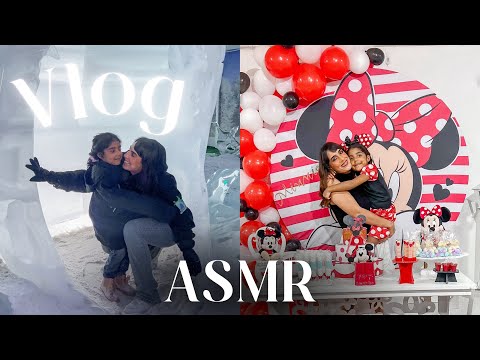 ASMR VLOG | FESTA DE ANIVERSÁRIO DA MAYA E PASSEIO EM FAMÍLIA PARA O GELO