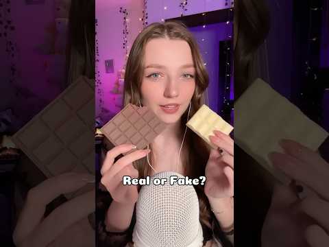Real or fake? #asmr #asmrsounds #asmrrelax #asmrtingles #asmrsleep #relax #tingles #whispers