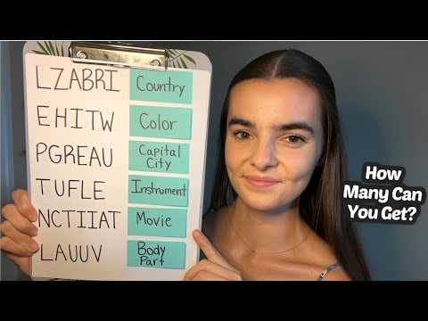 ASMR Word Scramble | Can You Guess These 35 Words?