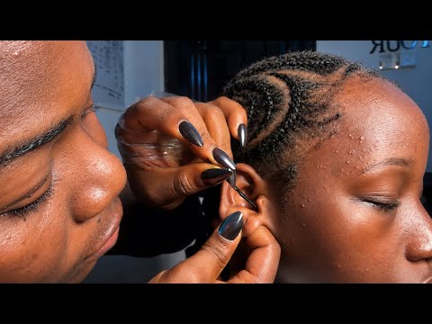 ASMR✨Bobby Pin Ear Cleaning on Deborah for good sleep(compilation)