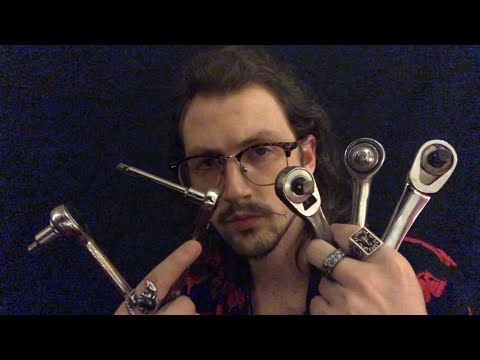 ASMR Can You Help Me Organize My Tools + Testing (Various Click Sounds)