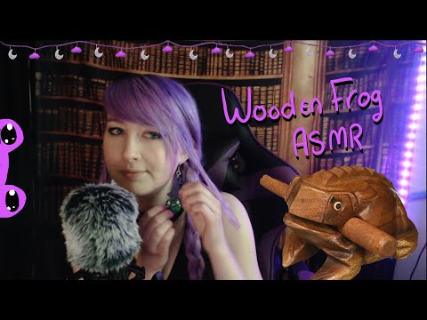 Wooden Frog ASMR | gentle