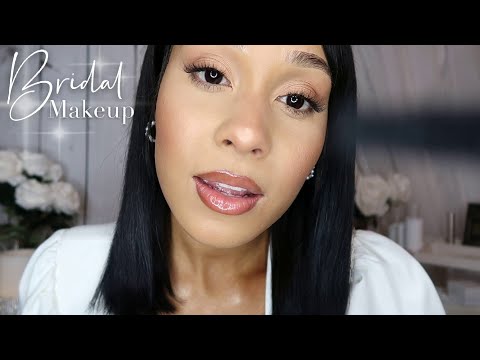 ASMR Bridal Makeup & Hair 🤍Winter Wedding Makeup Artist Roleplay