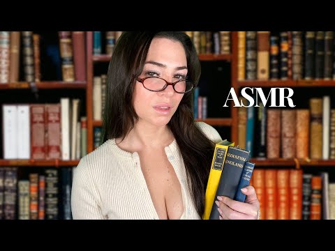 Strict British Librarian Roleplay 📚 Flirty ASMR