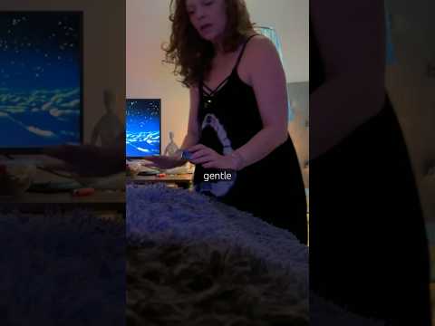 Settling you in for a good nights sleep. #relax #asmrreiki #sleeptight #oddlysatisfying