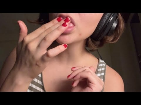 ASMR Fast Spit Painting + Mouth Sounds