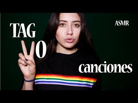 ASMR 👽 TAG DE LAS 20 CANCIONES 🎶