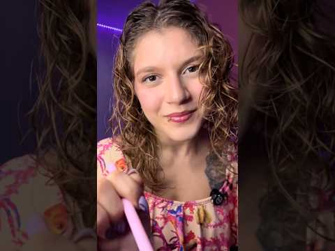 Vou avaliar o seu rosto 💗 #asmr #relax #asmrroleplay