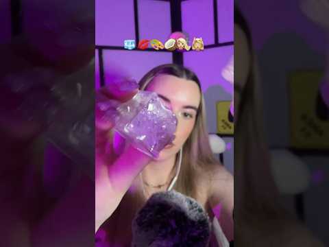 ASMR emoji challenge 🧊💋🎨🥥💇🏼‍♀️💆🏼‍♀️ #asmremojichallenge #asmrtriggers