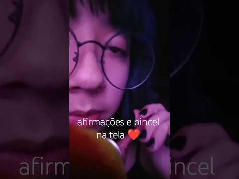 ASMR afirmações para dormir ❤️ #asmr #shorts