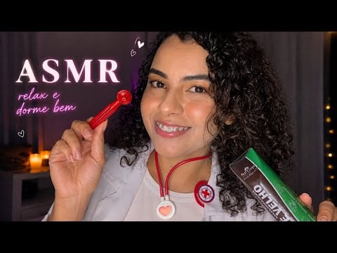 ASMR- VOCÊ SE CONSULTA COM UMA MÉDICA CLÍNICA GERAL! Roleplay.
