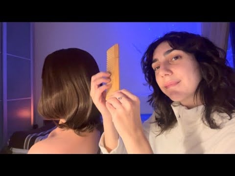 ASMR CHALLENG DIFFERENT BRUSHES (NO TALKING AFTER THE INTRO)