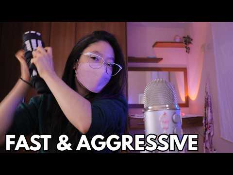 ASMR FAST & AGGRESSIVE FABRIC SCRATCHING (NO TALKING)
