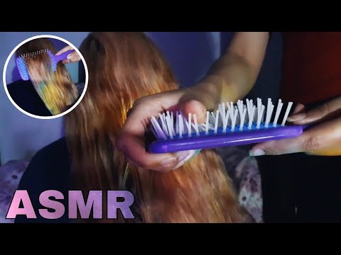 ASMR APLICADO | MEXENDO NO CABELO + SOM DE CHUVA (e outros sons relaxantes)