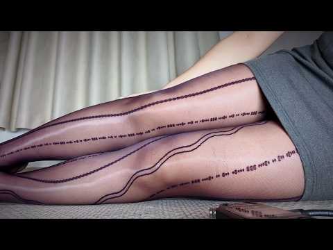 ASMR🎧No Talking🤫Purple Nylon Tights Scratching🖐️Crispy Fabric Sounds✨Tingly Triggers🌙Relaxing Sounds